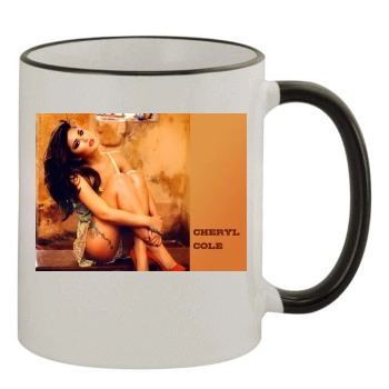 Cheryl Tweedy 11oz Colored Rim & Handle Mug