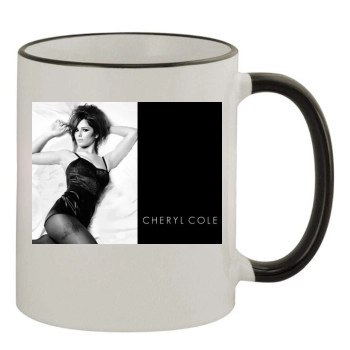 Cheryl Tweedy 11oz Colored Rim & Handle Mug