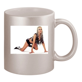 Christina Aguilera 11oz Metallic Silver Mug