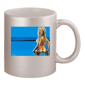 Christina Aguilera 11oz Metallic Silver Mug