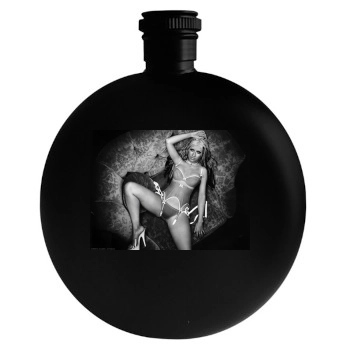 Christina Aguilera Round Flask