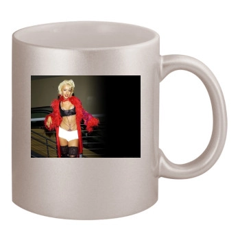 Christina Aguilera 11oz Metallic Silver Mug