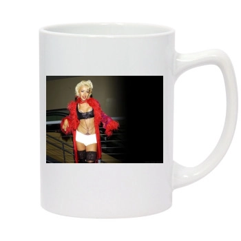 Christina Aguilera 14oz White Statesman Mug