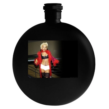 Christina Aguilera Round Flask