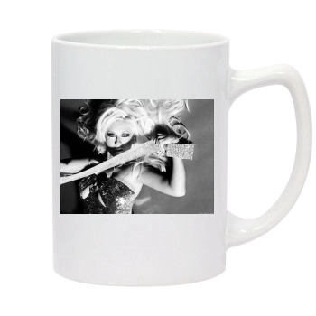 Christina Aguilera 14oz White Statesman Mug