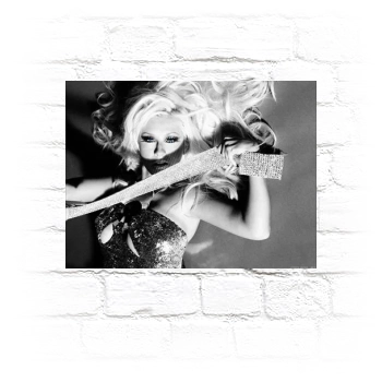 Christina Aguilera Metal Wall Art