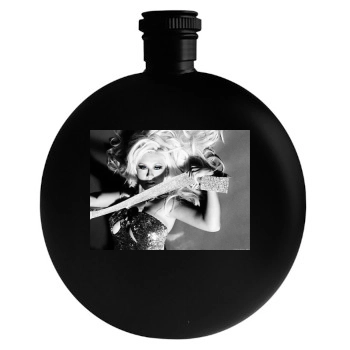 Christina Aguilera Round Flask