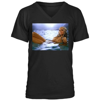 Christina Aguilera Men's V-Neck T-Shirt