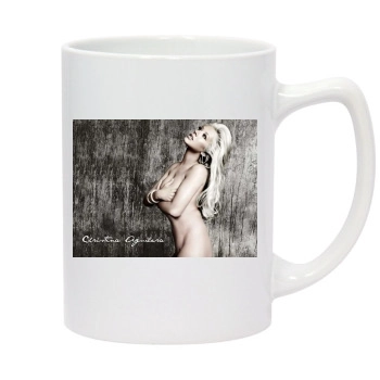 Christina Aguilera 14oz White Statesman Mug