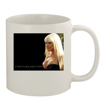 Christina Aguilera 11oz White Mug