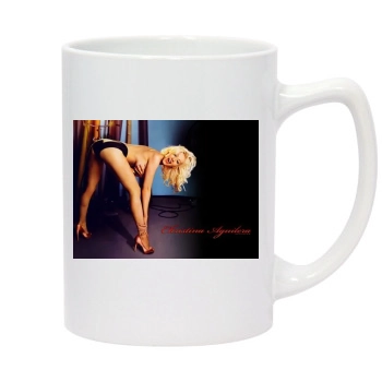 Christina Aguilera 14oz White Statesman Mug