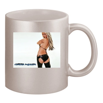 Christina Aguilera 11oz Metallic Silver Mug