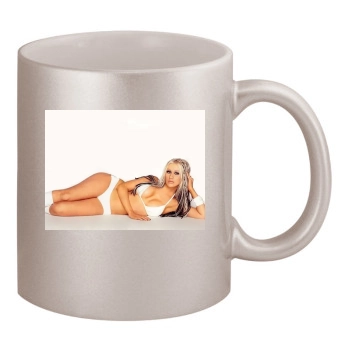 Christina Aguilera 11oz Metallic Silver Mug