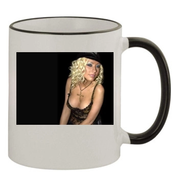 Christina Aguilera 11oz Colored Rim & Handle Mug