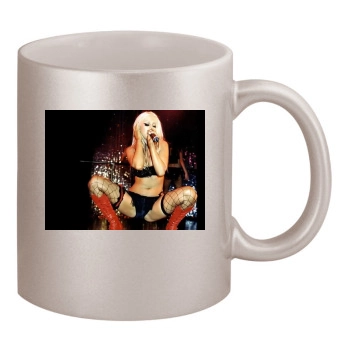 Christina Aguilera 11oz Metallic Silver Mug