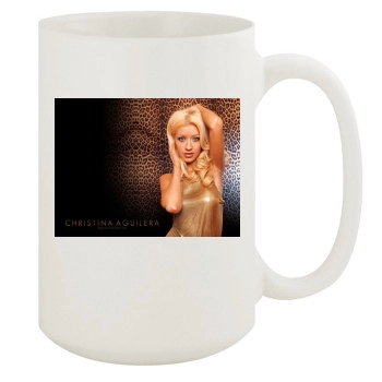 Christina Aguilera 15oz White Mug