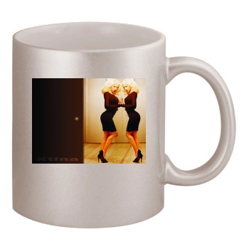 Christina Aguilera 11oz Metallic Silver Mug