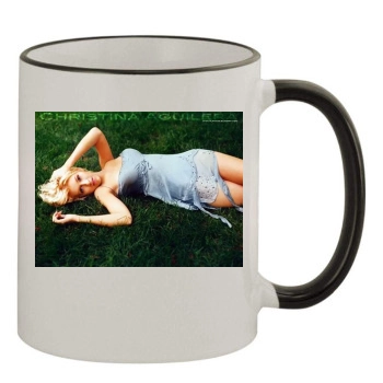 Christina Aguilera 11oz Colored Rim & Handle Mug