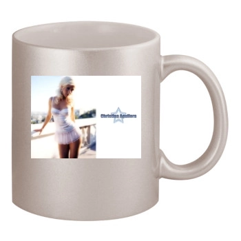 Christina Aguilera 11oz Metallic Silver Mug