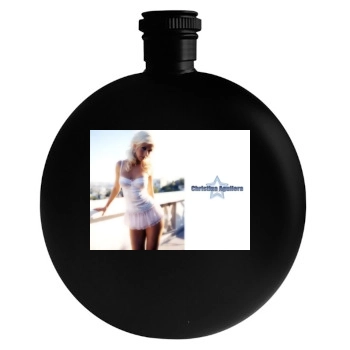 Christina Aguilera Round Flask