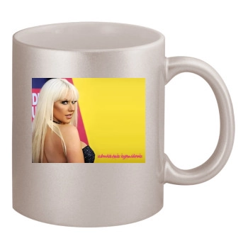 Christina Aguilera 11oz Metallic Silver Mug