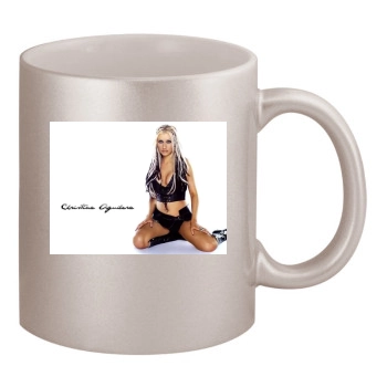 Christina Aguilera 11oz Metallic Silver Mug