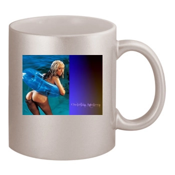 Christina Aguilera 11oz Metallic Silver Mug