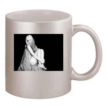 Christina Aguilera 11oz Metallic Silver Mug