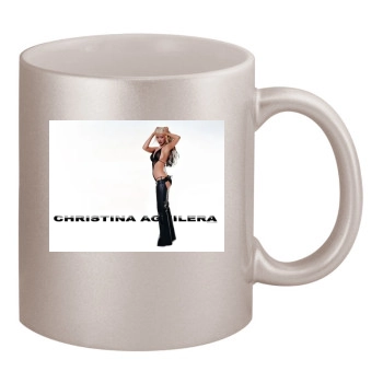 Christina Aguilera 11oz Metallic Silver Mug