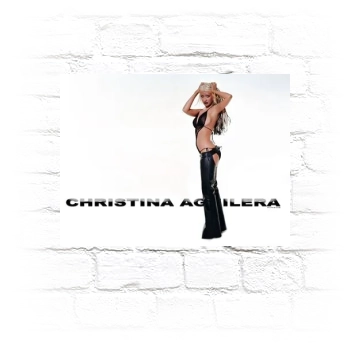 Christina Aguilera Metal Wall Art