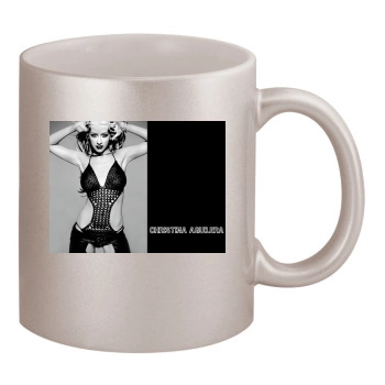 Christina Aguilera 11oz Metallic Silver Mug