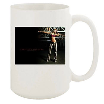 Christina Aguilera 15oz White Mug