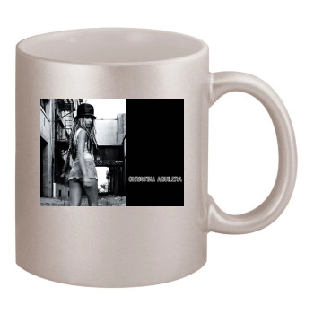 Christina Aguilera 11oz Metallic Silver Mug