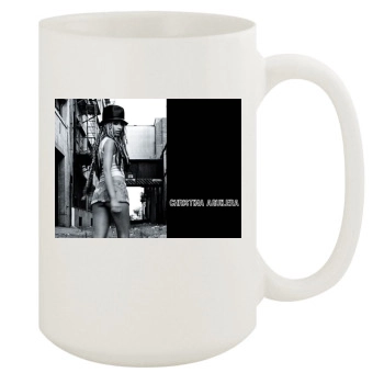 Christina Aguilera 15oz White Mug