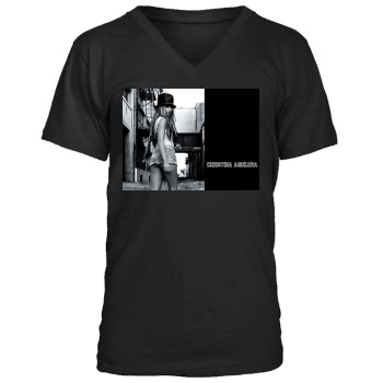 Christina Aguilera Men's V-Neck T-Shirt