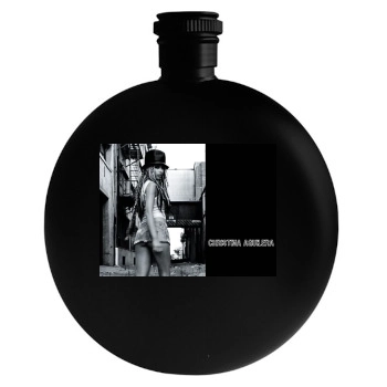 Christina Aguilera Round Flask