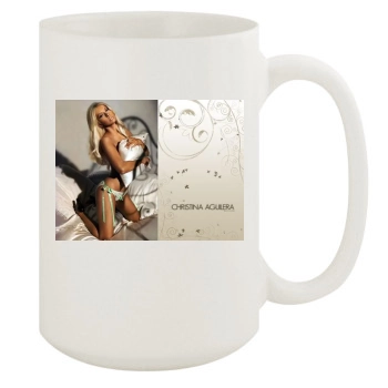 Christina Aguilera 15oz White Mug