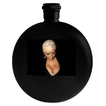 Christina Aguilera Round Flask