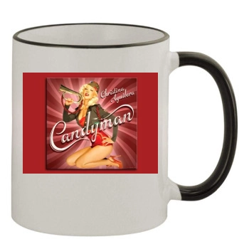 Christina Aguilera 11oz Colored Rim & Handle Mug