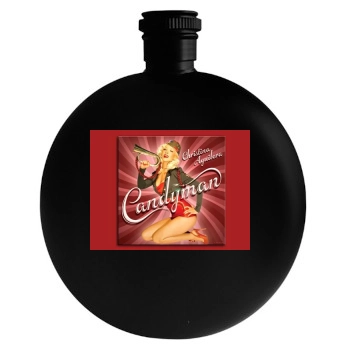 Christina Aguilera Round Flask