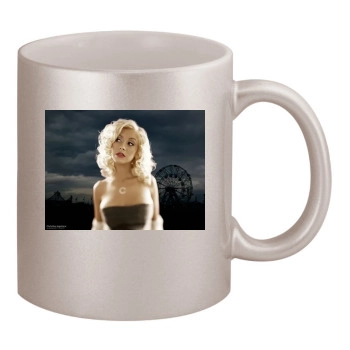 Christina Aguilera 11oz Metallic Silver Mug