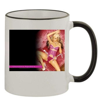 Christina Aguilera 11oz Colored Rim & Handle Mug