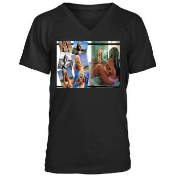 Christina Aguilera Men's V-Neck T-Shirt