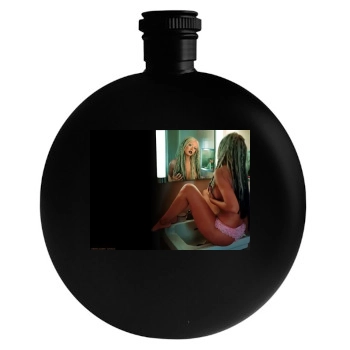 Christina Aguilera Round Flask