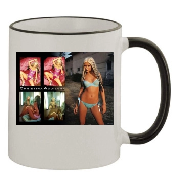 Christina Aguilera 11oz Colored Rim & Handle Mug