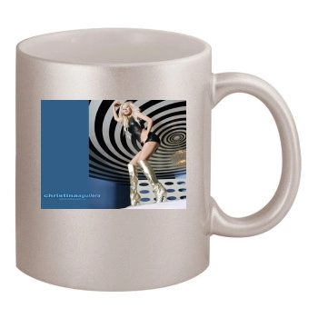 Christina Aguilera 11oz Metallic Silver Mug