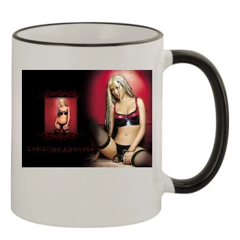 Christina Aguilera 11oz Colored Rim & Handle Mug