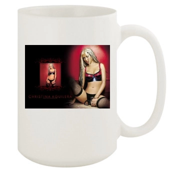 Christina Aguilera 15oz White Mug