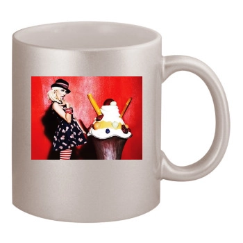 Christina Aguilera 11oz Metallic Silver Mug