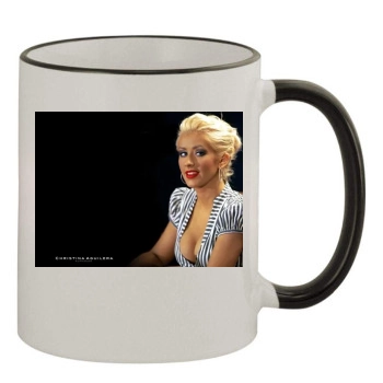 Christina Aguilera 11oz Colored Rim & Handle Mug